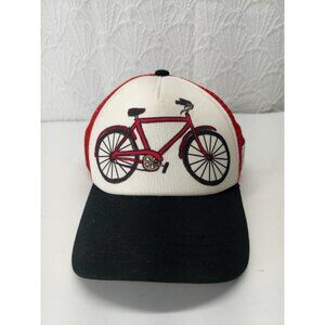 Red Bike Brand Red Bicycle Cool Hats for Kids Mesh Trucker Style Snapback Hat